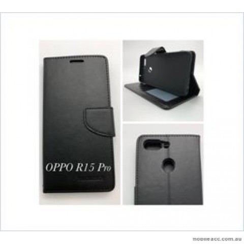 Wallet Case For oppo  R15 Pro BLK