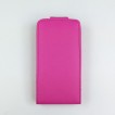 Synthetic Leather Flip Case with Card Holders for iPhone 4S / 4 - Pink