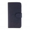 Synthetic Leather Wallet Case Cover for LG Google Nexus 5 - Black