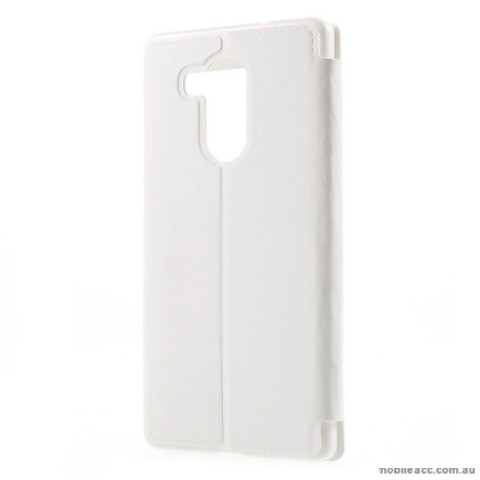 Flip Cover Case for Huawei Mate 8 White
