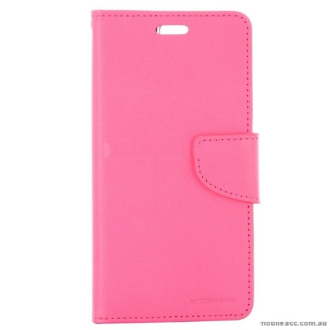 Mercury Goospery Bravo Diary Wallet Case For Huawei P9 Plus - Hot Pink