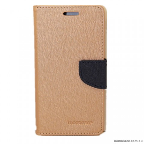 Mooncase Stand Wallet Case For Huawei P10 Plus Gold