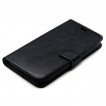 Wallet Case Cover for Alcatel C7 Black