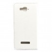 Wallet Case Cover for Alcatel C7 White