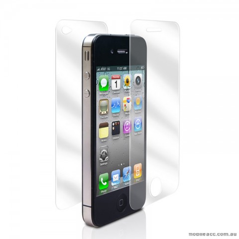 Front and Back Screen Protector for Apple iPhone 4 / 4S - Clear
