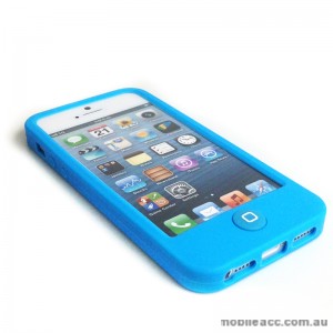 Smart Bean Silicone Case for Apple iPhone 5/5S/SE - Blue