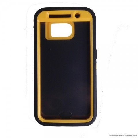 Rugged Defender Heavy Duty Case for Galaxy S6 Yellow