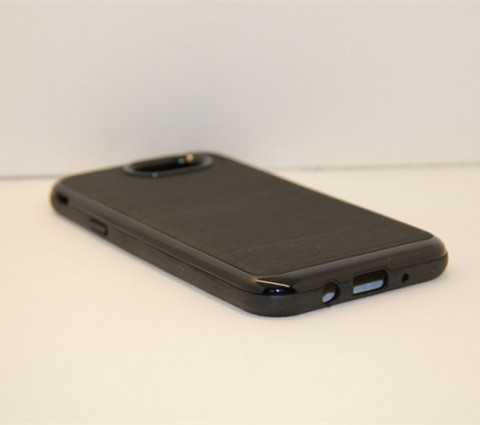 Rugged Shockproof Tough Back Case For Samsung Galaxy J3 Prime - Black