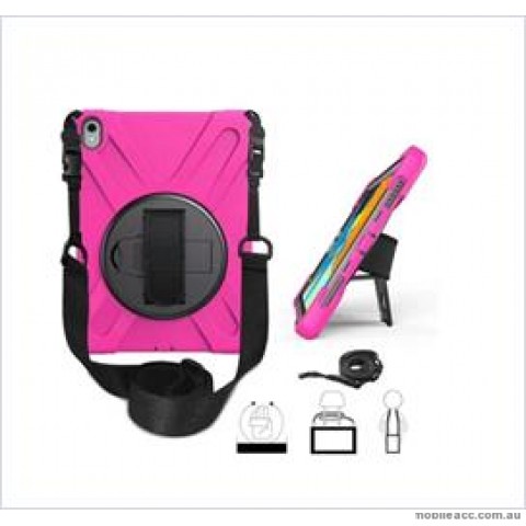 3 in1 Defender heavy Duty Case For New Ipad 9.7'' (2018) Hotpink