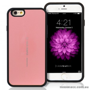 Mercury Focus Bumper Shock Absorption Back Case for iPhone 6/6S Light Pink