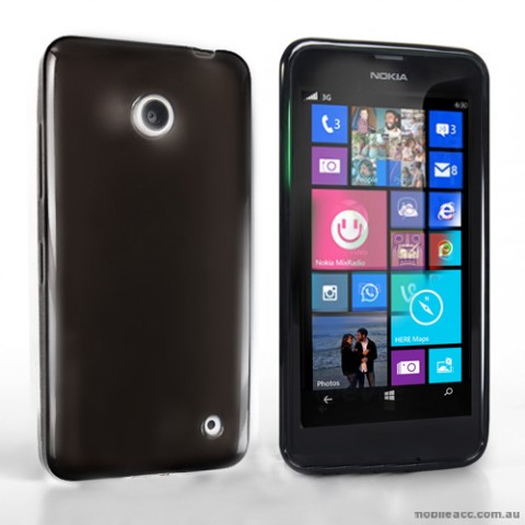 TPU Gel Case Cover for Nokia Lumia 630 635 - Black