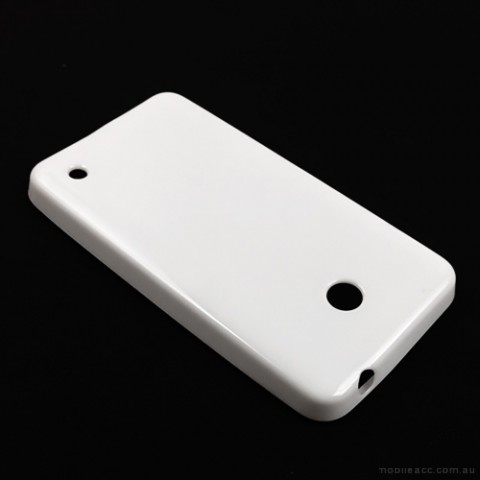 TPU Gel Case Cover for Nokia Lumia 630 635 - White