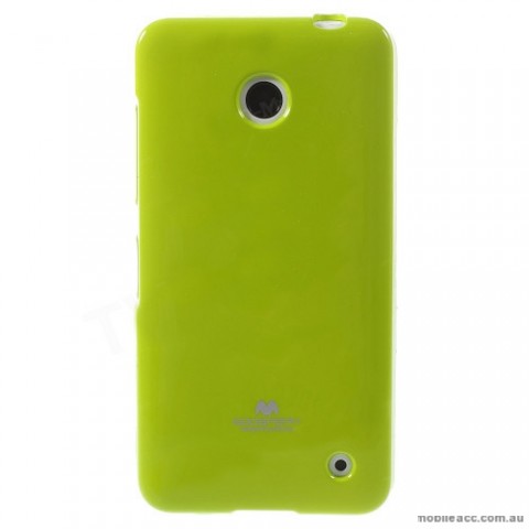 Korean Mercury Pearl TPU Gel Case Cover for Nokia Lumia 630 635 - Green