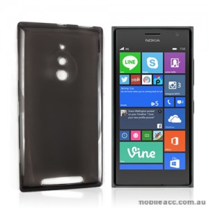 TPU Gel Case Cover for Nokia Lumia 830 - Dark Grey