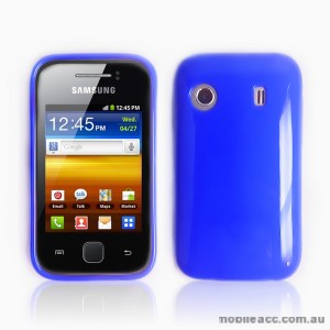 TPU Gel Case for Telstra Samsung Galaxy Y S5360T - Dark Blue