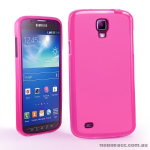 TPU Gel Case for Samsung Galaxy S4 Active - Hot Pink