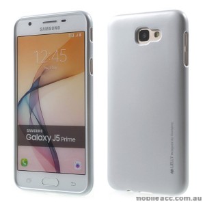 Mercury Goospery iJelly Gel Case For Samsung Galaxy J5 Prime - Silver
