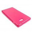 TPU Gel Case Cover for Sony Xperia M2 - Hot Pink