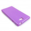 TPU Gel Case Cover for Sony Xperia M2 - Purple