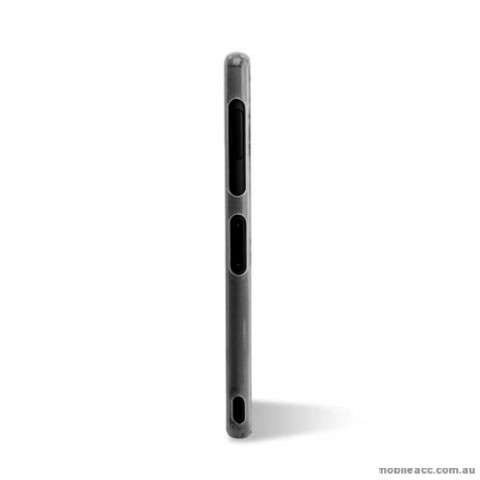TPU Gel Case Cover for Sony Xperia Z3 - Dark Grey