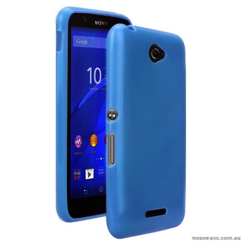 TPU Gel Case Cover for Sony Xperia E4 - Blue