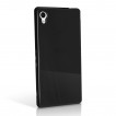 TPU Gel Case Cover for Sony Xperia M4 - Black