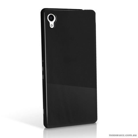 TPU Gel Case Cover for Sony Xperia M4 - Black