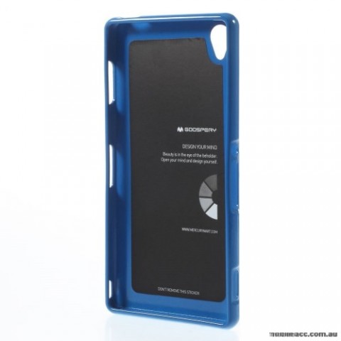 Korean Mercury Color Pearl Jelly Case for Sony Xperia Z5 Premium Royal Blue