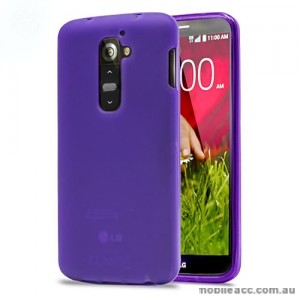 TPU Gel Case Cover for LG G2 D802 - Purple