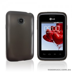 TPU Gel Case Cover for LG L20  - Dark Grey