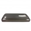 TPU Gel Case Cover for LG L Fino - Dark Grey