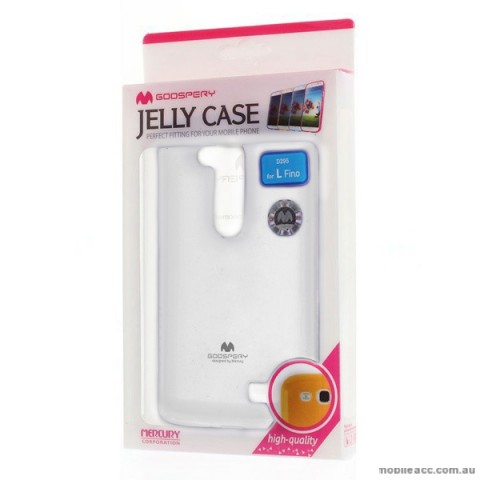 Korean Mercury TPU Gel Case Cover for LG L Fino - White
