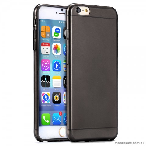 TPU Gel Case Cover for iPhone 6/6S - Transparent Black