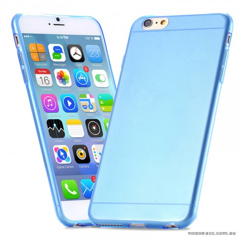TPU Gel Case Cover for iPhone 6/6S - Transparent Blue