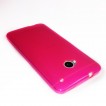 TPU Gel Case for HTC One M7 - Hot Pink