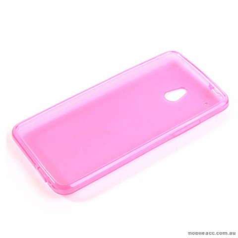 TPU Gel Case Cover for HTC One Mini M4 - Hot Pink