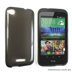 TPU Gel Case Cover for HTC Desire 320 - Dark Grey