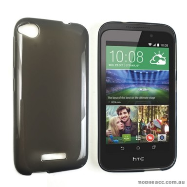 TPU Gel Case Cover for HTC Desire 320 - Dark Grey