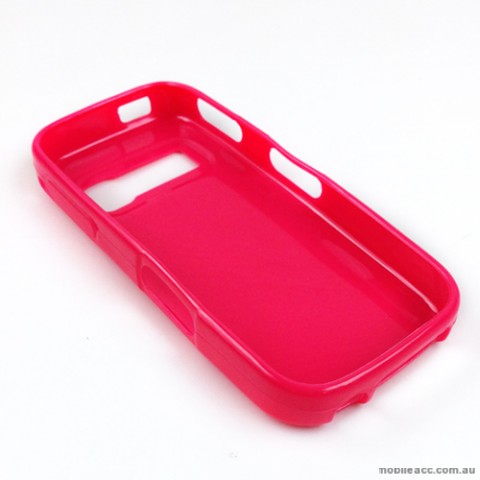 TPU Gel Case Cover for Telstra Easycall 3 T303 - Hot Pink × 2