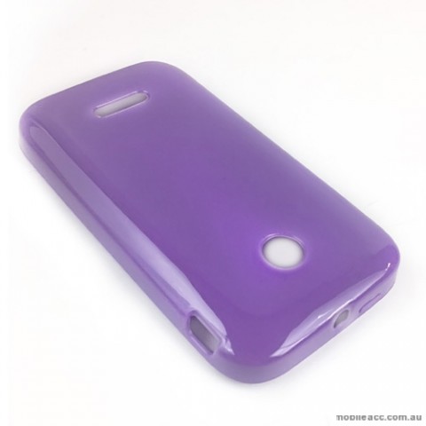 TPU Gel Case Cover for Huawei Ascend Y210 - Purple