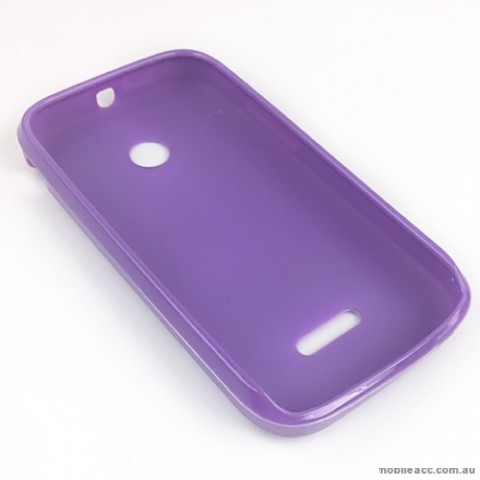 TPU Gel Case Cover for Huawei Ascend Y210 - Purple