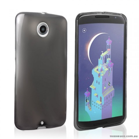 TPU Gel Case for Motorola Google Nexus 6 - Dark Grey