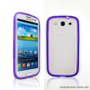 TPU   PC Case for Samsung Galaxy S3 i9300 - Purple