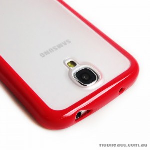TPU   PC Case for Samsung Galaxy S4 i9500 - Red