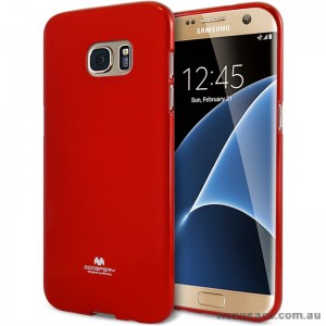 Mercury Pearl TPU Jelly Case for Samsung Galaxy S7 Red