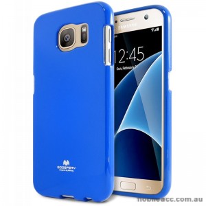 Mercury Pearl TPU Jelly Case for Samsung Galaxy S7 Royal Blue