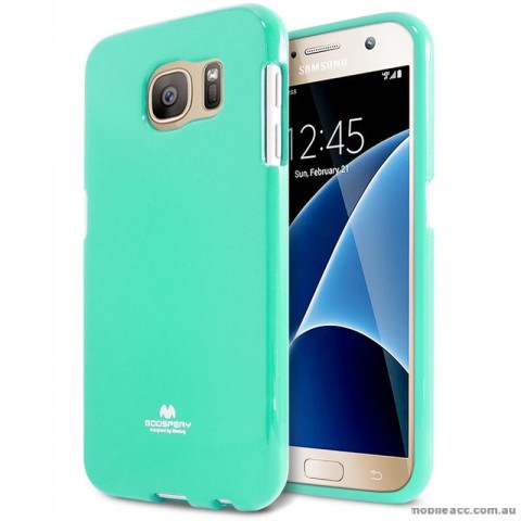 Mercury Pearl TPU Jelly Case for Samsung Galaxy S7 Mint