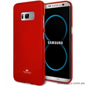 Mercury Pearl TPU Jelly Case for Samsung Galaxy S8 Red