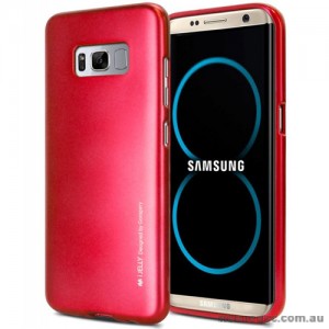 Mercury Goospery iJelly Gel Case For Samsung Galaxy S8 Red