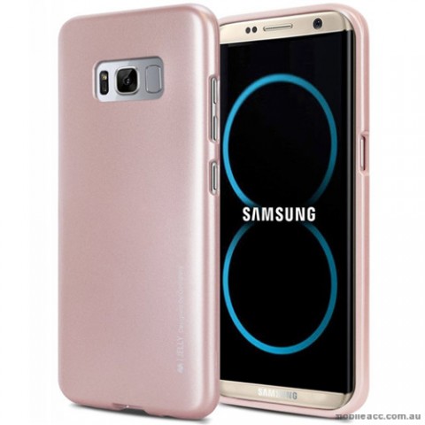 Mercury Goospery iJelly Gel Case For Samsung Galaxy S8 Rose Gold